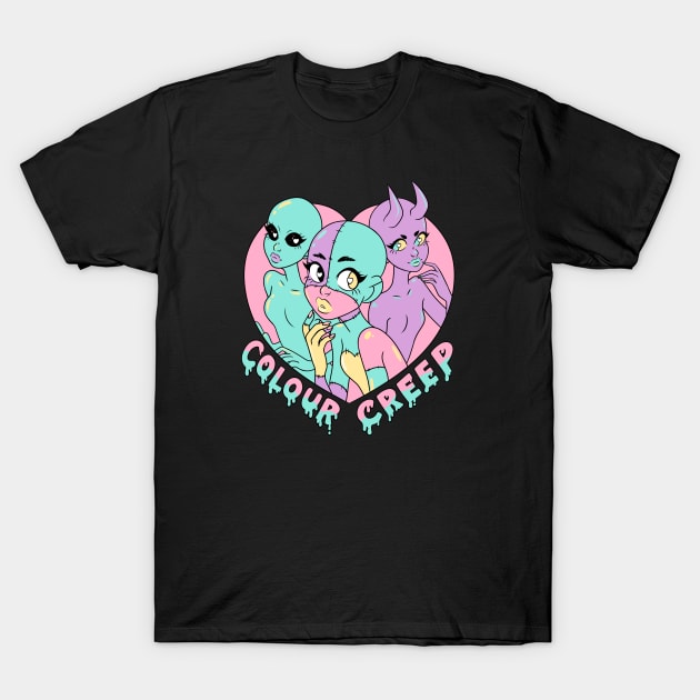 Monster Girls T-Shirt by ColourCreep